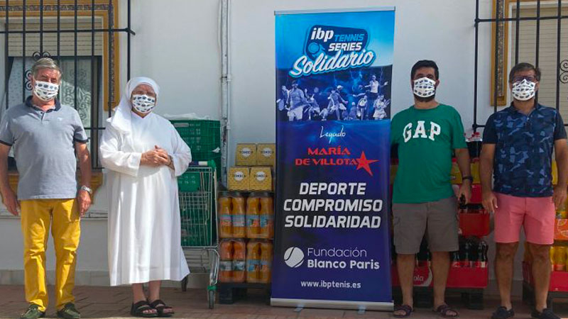 Más que tenis: donación de 500kg para  las Hermanitas de los Pobres