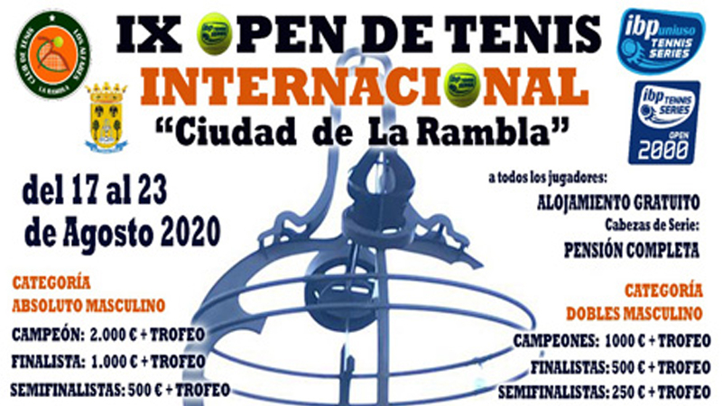 NUEVA FECHA --  IX Open Internacional de Tenis “ Ciudad de La Rambla”