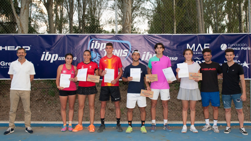 Pablo Carretero y María Suárez, nuevos campeones del II Open de tenis IBP Ciudad de Salamanca 2022