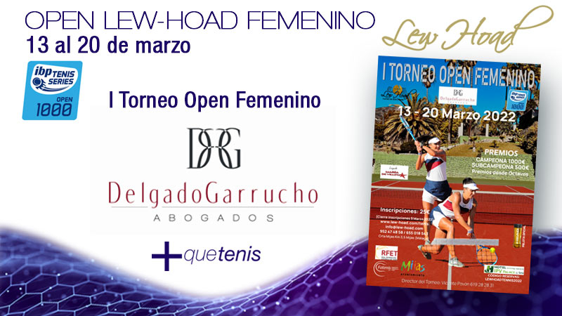 Presentación del I Torneo Open Lew-Hoad Femenino
