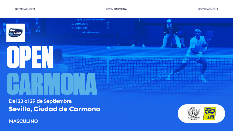 Presentación del XXV Abierto de Tenis Ciudad de Carmona