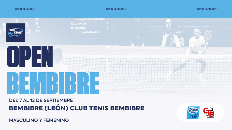 Presentación del XXVII Open Nacional de Tenis Villa de Bembibre 2024