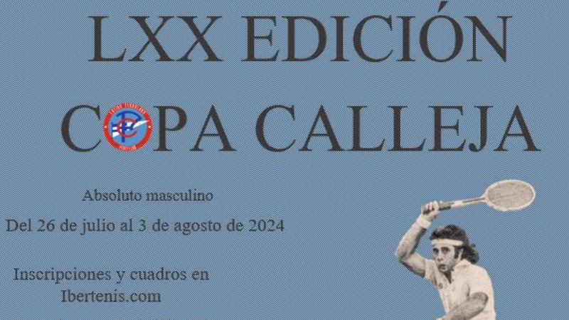 Presentación de la 70ª Edición de la Copa Calleja - Casino Tenis Club Ferrol