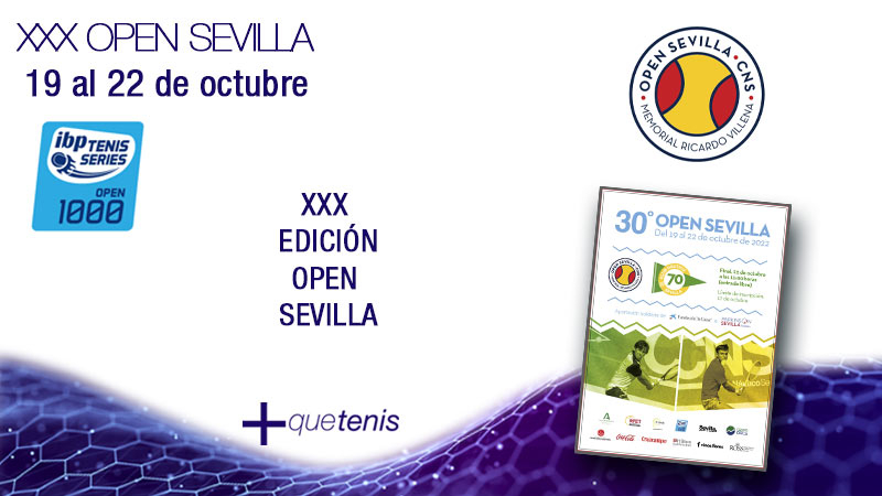 Presentamos la 30 edición del Open de Sevilla.