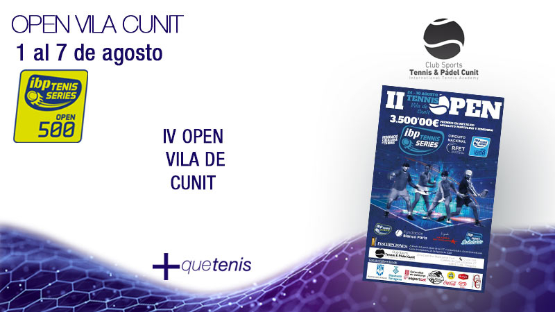 Presentamos la 4ª edición del Open Vila de Cunit