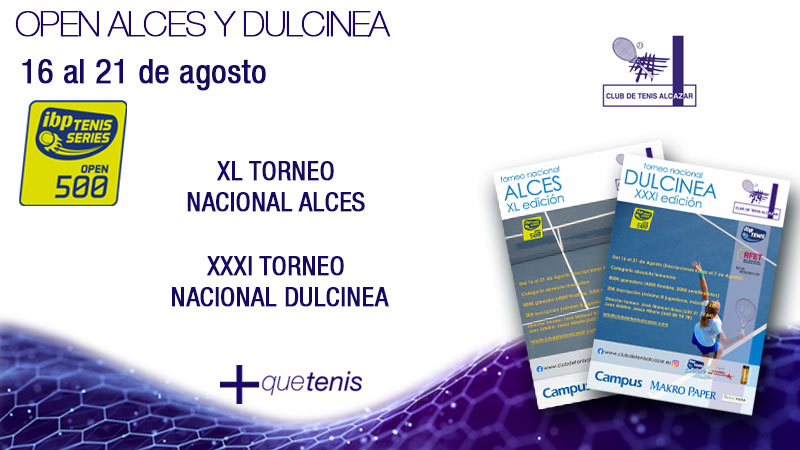 Presentamos el Torneo Nacional Alces y Dulcinea en categoría tanto masculina como femenina.