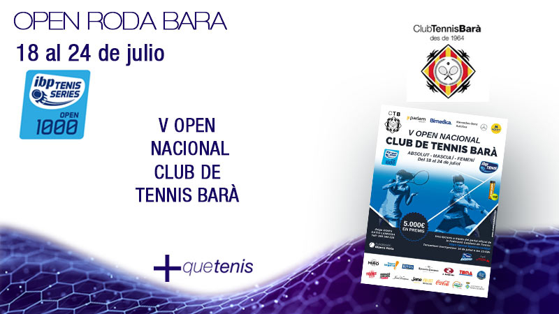 Presentamos el V Open Nacional Club de Tennis Barà