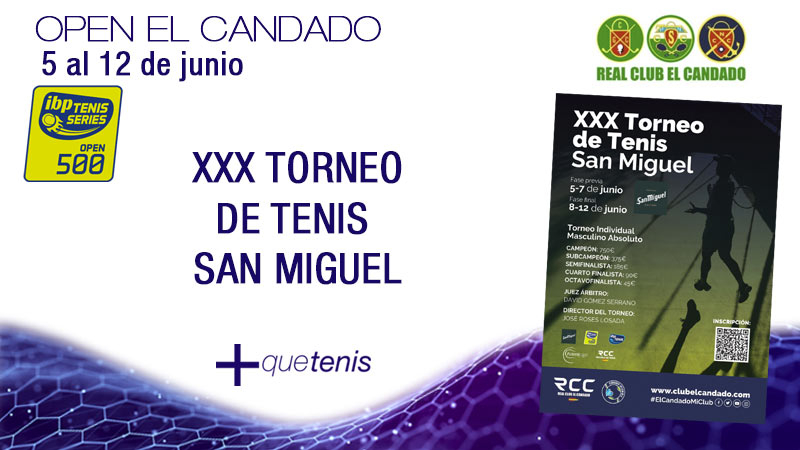 Presentamos el XXX Torneo de Tenis San Miguel