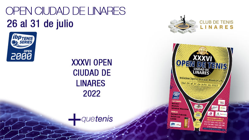 Presentamos el XXXVI Open de Tenis Ciudad de Linares.