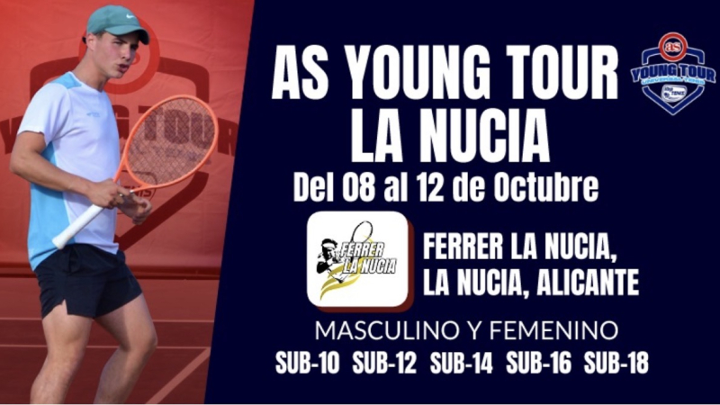 Publicado el nuevo orden de juego del AS Young Tour La Nucía