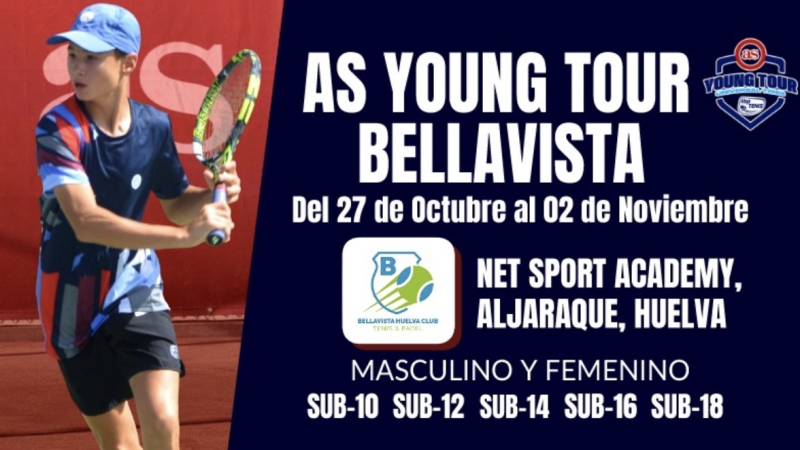 Publicado el orden de juego del viernes en el AS Young Tour Huelva