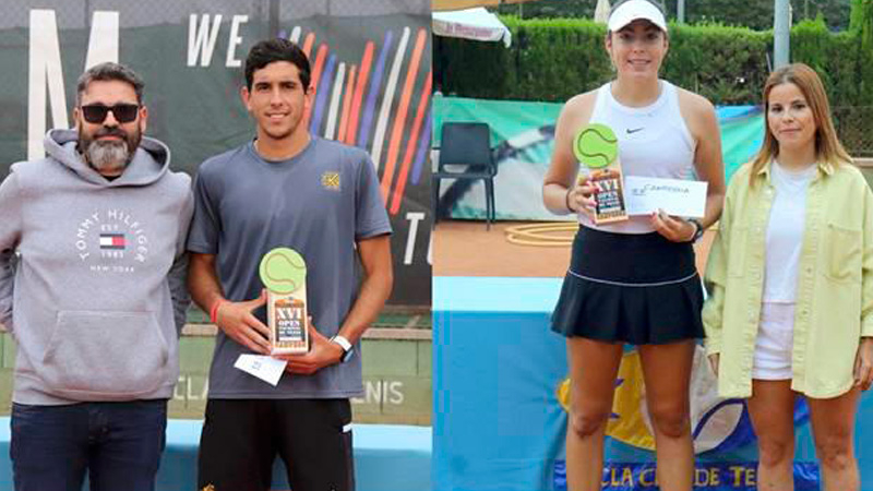 Raquel González y Sergio Inglés se coronan campeones del XVI Open Nacional de Tenis de Yecla