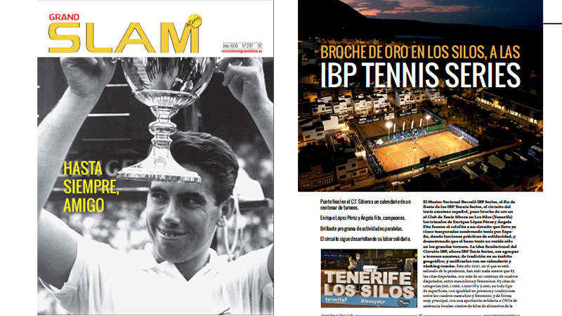 Reportaje de IBP Tenis en la prestigiosa revista Revista Grand Slam