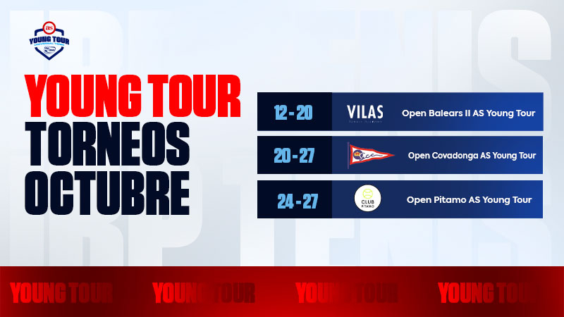 Resumen de Torneos de Octubre del Circuito As Young Tour by IBP Tenis