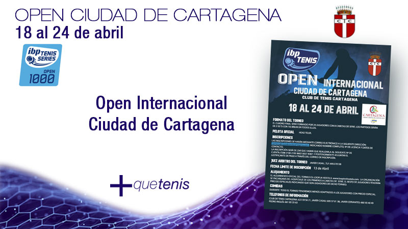 Retomamos el Open Internacional Ciudad de Cartagena