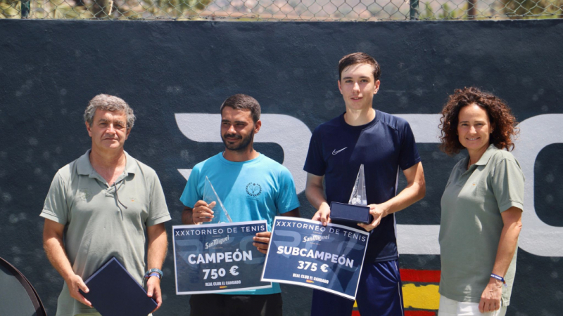 Roberto Chacón se proclama vencedor en el XXX Torneo de Tenis San Miguel