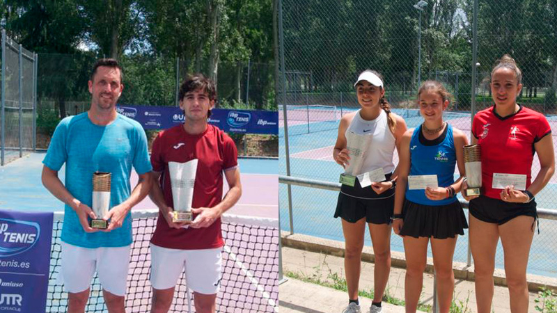Sergio Dávila y Raquel González, campeones del I Open Be Tennis Salamanca