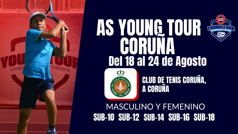 Últimas horas para inscribirse en el AS Young Tour Club de Tenis Coruña