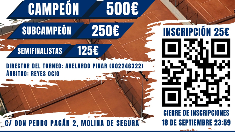 Últimas horas para inscribirse en el I Open Nacional Ciudad de Molina
