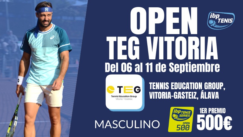 Últimas horas para inscribirse en el Open TEG Vitoria-Gasteiz Masculino