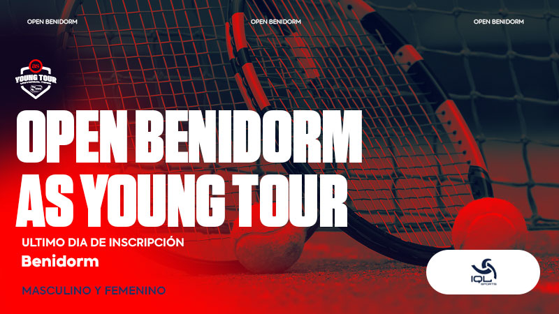 Último días de inscripción para el I AS Young Tour Open Benidorm IQL Sport