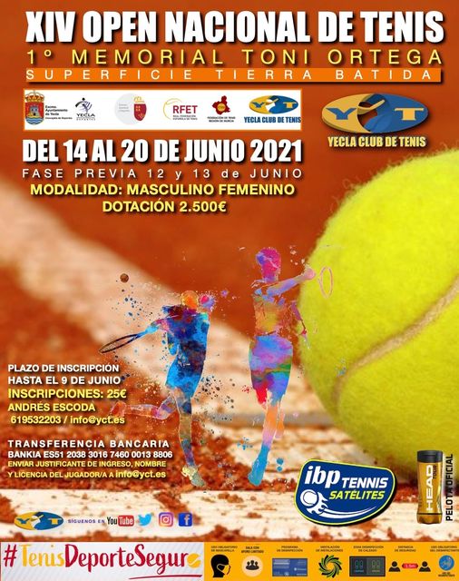 poster open tenis Yecla