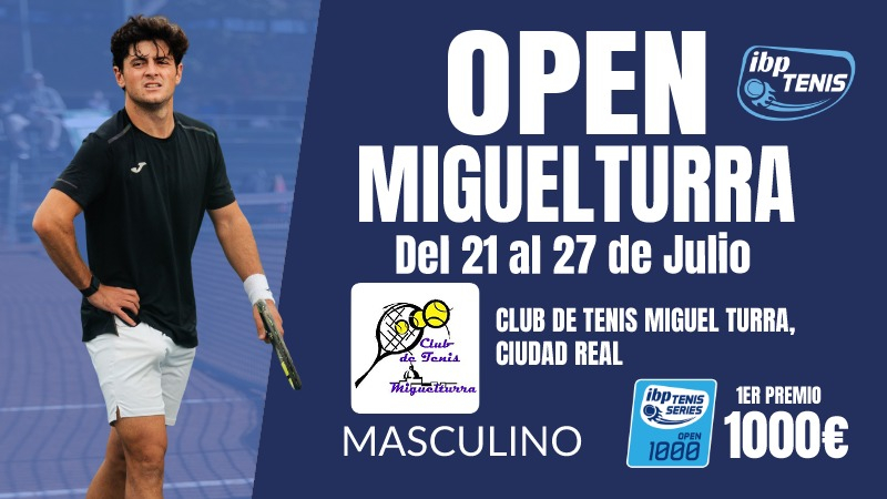 VII Open Miguelturra: El mejor tenis masculino vuelve al albero de Ciudad Real