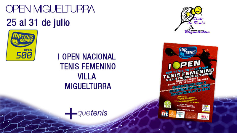 Vuelve el Torneo Femenino  Open Miguelturra en Ciudad Real!