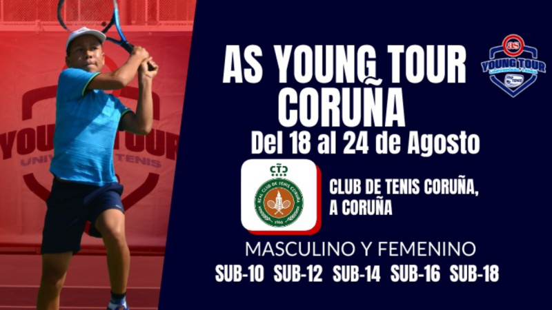 Ya disponibles los órdenes de juego del AS Young Tour Club de Tenis Coruña